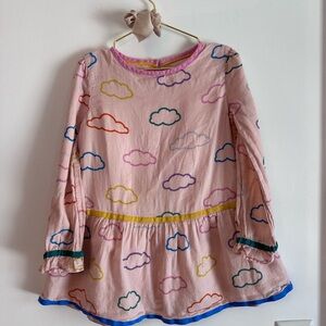 Mini Boden Colorful Cloud Patterned Tunic- see description